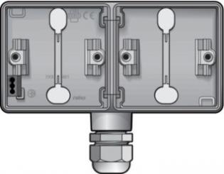 Niko  NIKO Hydro - HYDRO BOX 2GANG 1 ENTR 