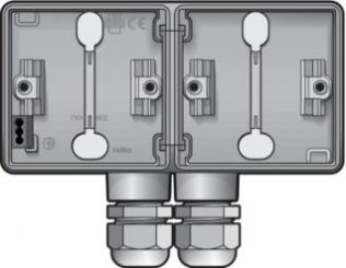 Niko  NIKO Hydro - HYDRO BOX 2GANG 2 ENTR 