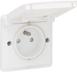 Niko  NIKO Hydro - HYDRO SOCKET-OUTL PIN WH 