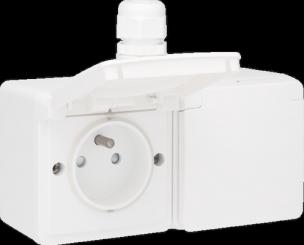 Niko  NIKO Hydro - HYDRO 2xSOCKET-OUTL PIN 