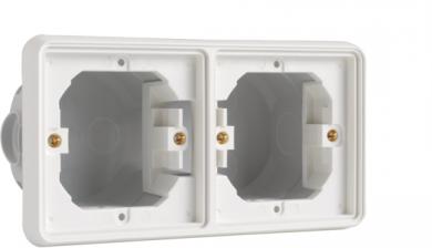 Niko  NIKO Hydro - COVER FLUSHM. 2X HORIZ. 