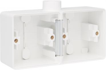 Niko  NIKO Hydro - HYDRO BOX 2GANG 1ENTR WH 