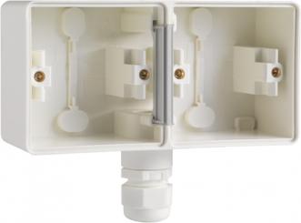 Niko  NIKO Hydro - HYDRO BOX 2GANG 1 ENTR 