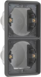 Niko  NIKO Hydro - COVER FLUSHM. 2X VERT. 