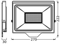 Ledvance  FL ESSENTIAL 100W 840 BK 