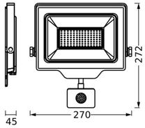 Ledvance  FL ESSENTIAL SENSOR 100W 840 BK 