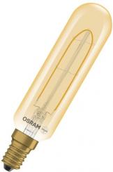Ledvance LED-Lampe Vintage 1906 T28 25 Filament DIM 2.8W 822 Gold E14 / EEK: F 