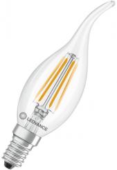 Ledvance LED-Lampe LED CLBA40 3.4W 827 FILCL E14 P / EEK: D 
