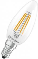 Ledvance LED-Lampe LED CLB40 3.4W 827 FILCL E14 P / EEK: D 