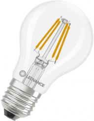 Ledvance LED-Lampe LED CLA40 4W 830 FILCL E27 V / EEK: E 