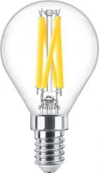 Philips LED-Lampe MAS LEDLusterDT3.4-40W E14 927 P45CL G / EEK: D 
