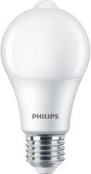 Philips LED-Lampe LED Sensor 60W A60 E27 WW FR ND 1 / EEK: F 