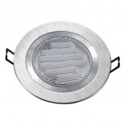 Rutec Einbauspot MELIMAR - Einbaustr.GX53 ALU starr Aluminium gebürstet/Hochglanz 