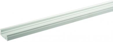 Rutec Profil ALU-Profil 17/8 white RAL9016 2 Meter 