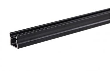 Rutec Profil ALU-Profil 17/15 black RAL9005 2 Meter 