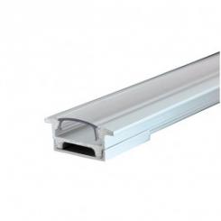 Rutec Profil Alu Profil ProfiFlachKra.H12mm 2 Meter eloxiert 