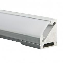 Rutec Profil ALU Profil LED Eck 45° Profi 2 Meter eloxiert 