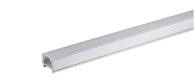 Rutec Profil Alu Profil Profi Flach H.11,9mm 2 Meter eloxiert 