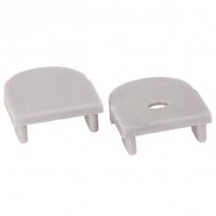 Rutec Leuchtenzubehör Endkappe Einspeisung halbrund f.68415+68891 