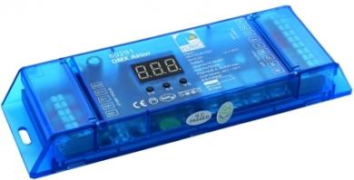 Rutec  4x1 Kanal 3/4 Adressen DMX Aktor 700mA mehrfarbig 