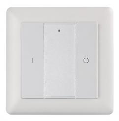 Rutec  Funkwandtaster 1 Kanal 1 ZONE Einfarbig 