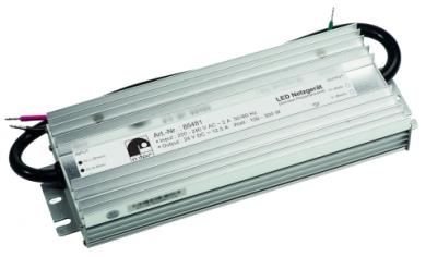 Rutec LED Netzgerät 24V 100-300W IP67  220-240V AC, Phasenanschnitt dimmbar 