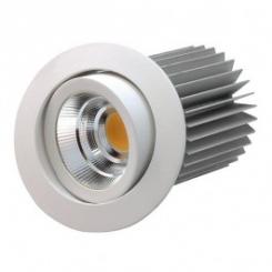 Rutec LED-Leuchte Tulka LED-Einbaustr. 8W V4A COB 350mA 2700K 35° IP55 ED 68mm ET 55mm / EEK: F 