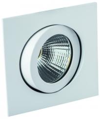 Rutec  Quadro 3000K 25° 350mA CRI90 m.Scheibe LED Einbaustr. 8W Weiß o.Konverter / EEK: F 