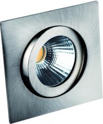 Rutec LED-Leuchte LED Einbaustr. 8W eisengeb.o.Konv. Quadro 2700K 25° 350mA CRI90 m.Sche / EEK: F 