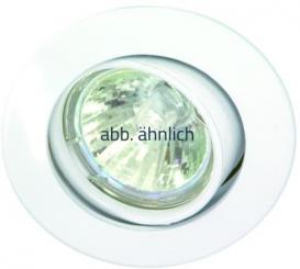 Rutec  Einbaustrahler Schwenkbar für MR-11 - Weiß - ALU-Druckguss 