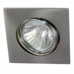 Rutec Einbauspot Druckguss Einbaustr. Quadro schwenkbar für MR16 Eisen geb. 