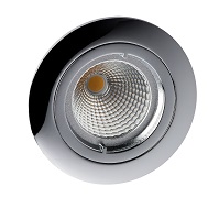 Rutec Einbauspot ALU Druckguss ohne Sprengring starr für MR16 chrom 