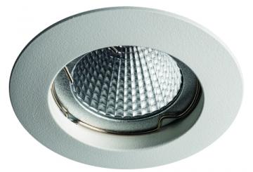 Rutec ALU-Druckguss Einbaustrahler Starr für MR-16 - Weiß matt 