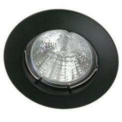 Rutec Einbauspot ALU-Druckguss Einbaustrahler Starr für MR-16 - Schwarz - 