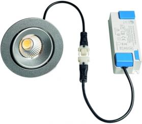 Rutec  GAIL Einbaustrahler,dimmbar,multicolour,plug&play schwenkb,rund,6W,IP65,27/30/4000K 