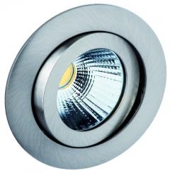 Rutec  TALU LED-Einbaustrahler ohne Konverter schwenk.,rund,350mA,8W,IP20,4000K,CRI90 -E / EEK: F 