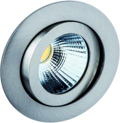 Rutec  TALU LED-Einbaustrahler 1er Set dimmbar Plug&play schwenk.,rund,350mA,8W,IP20,2700K 
