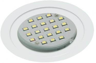 Rutec LED-Leuchte LARA RUND WEISS 2W 21 LED / EEK: F 