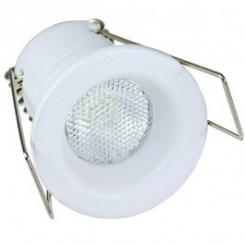 Rutec LED-Leuchte LED Lichtpunkt 1W WW 40° tief weiss / EEK: F 