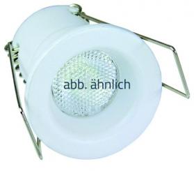 Rutec Einbauspot LED Lichtpunkt 1W WW 40° tief weiss matt / EEK: F 