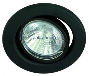 Rutec  Einbaustrahler für MR-16 -schwarz matt Einbaustrahler schwenkbar 
