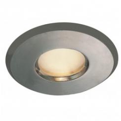 Rutec Einbauspot Einbaustrahler IP 44 starr - Eisen gebürstet 
