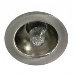 Rutec Einbauspot Lichtpunkt für Stiftsockel G4 - eisen gebürstet - 
