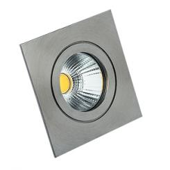 Rutec LED-Leuchte LED Einbaustr. 8W IP55 Eckig o.Konverter starr 1,4401 X5CrNiMo 316 / EEK: F 
