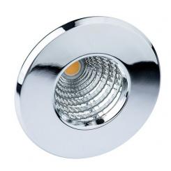 Rutec LED-Leuchte LED Einbaustr. 6,5W IP 44 o.Konverter starr - chrom 350mA / EEK: G 