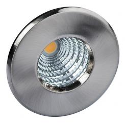 Rutec LED-Leuchte LED Einbaustr. 6,5W IP 44 o.Konverter starr - eisengebürstet 350mA / EEK: G 