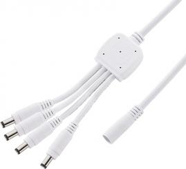 Sigor Leuchtenzubehör LUXI LINK Vierfach Verteilerkabel 0,5M 