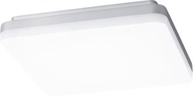Sigor LED-Leuchte 38W LED SQUARE 400x400mm WEIß-SILBER 3000K / EEK: E 