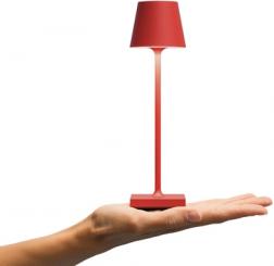 Sigor  Akku-Tischleuchte Nuindie pocket 210mm feuerrot 1,4W Flex-Mood 2200K/2700K IP54 Ra85 USB-C di 