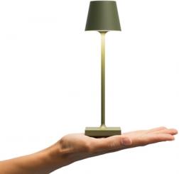 Sigor  Akku-Tischleuchte Nuindie pocket 210mm tannengrün 1,4W Flex-Mood 2200K/2700K IP54 Ra85 USB-C 